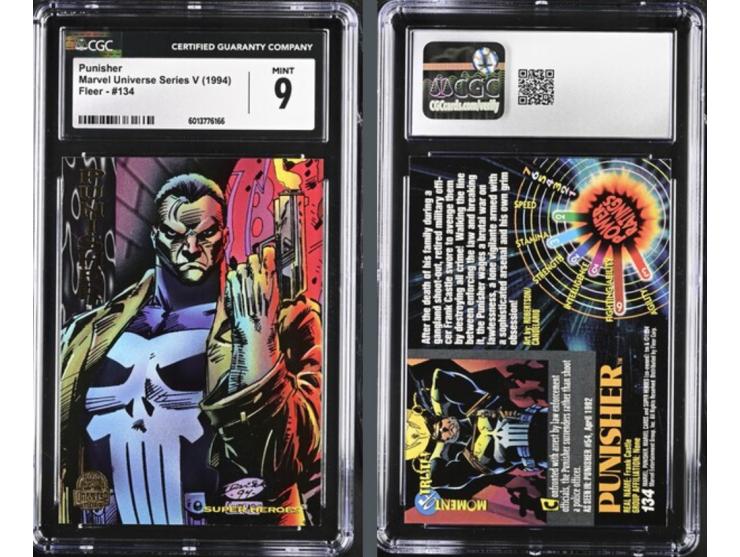This curated set of four cards is a magnificent visual feast, paying homage to the gritty hero aesthetics of the 1994 Marvel 